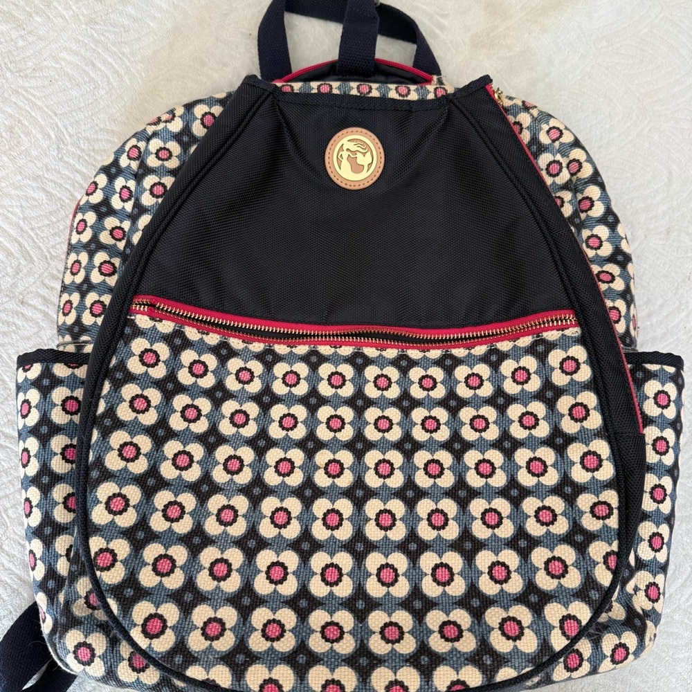 Spartina 449 Navy and Pink Patterned Backpack(Tennis or School)